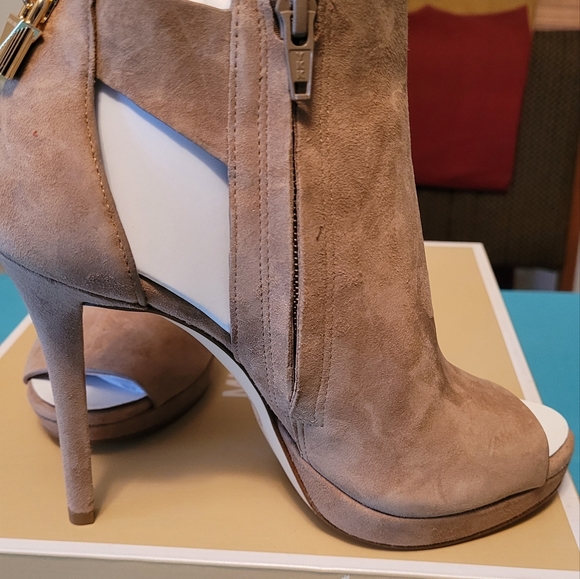 Blaze Open-Toe Ankle Boot in BLACK - Sale | Michael Kors [US] Michael Kors open toe